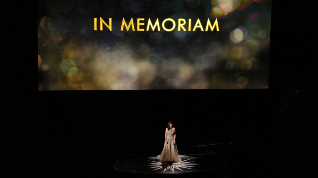 In Memoriam tribute at the Oscars 2017