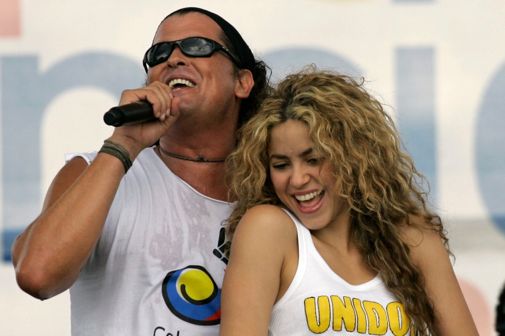Shakira and Carlos Vives 