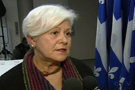 Former PQ Minister Louise Harel has raised some eyebrows with her comment that fewer boroughs could mean "ethnic cities." (Mar. 11, 2009)