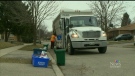 A Region of Waterloo waste collection truck appears in a file photo.
