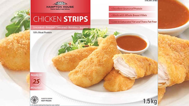 Hampton House chicken strips recalled by CFIA
