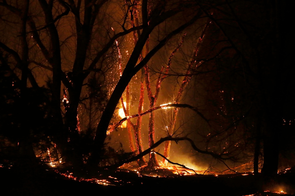 Wildfire in Kansas 
