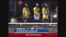 Rescue teams in Port Stanley after a vehicle entered the water on Tuesday, March 7, 2017. (CTV London)