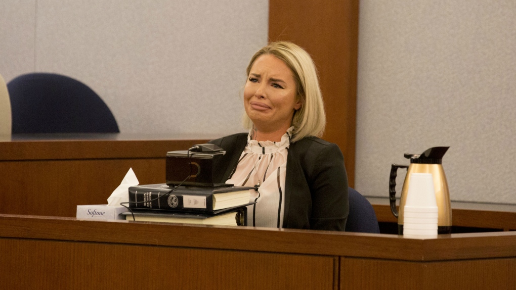 Ex-girlfriend testifies at War Machine's trial