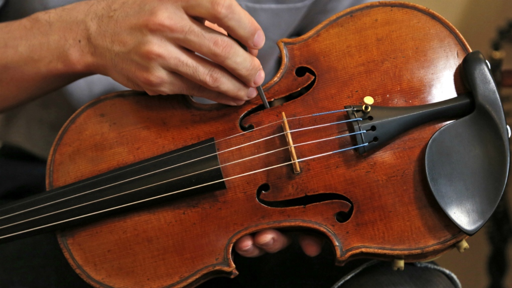 Stolen Stradivarius restored to former glory