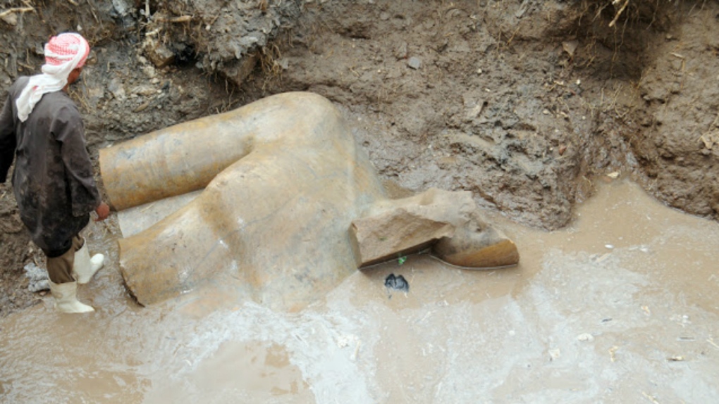 Ramses II statue found in Cairo