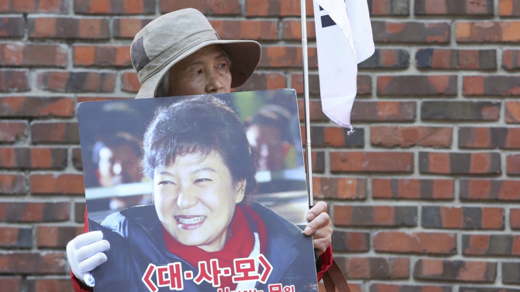 Supporters of ousted South Korean president