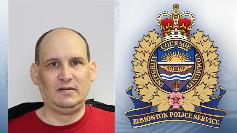 Edmonton Police are warning the public about Curtin Poburan, a sexual offender who will be residing in the Edmonton area. Supplied.