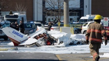 planes collide in Montreal