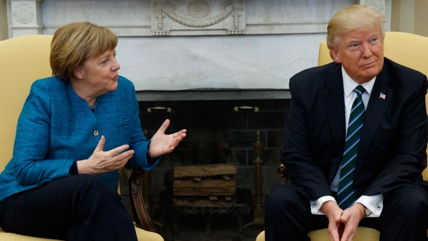 Merkel and Trump