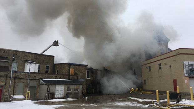 Huron County crews work to contain structure fire in Clinton | CTV ... - CTV News