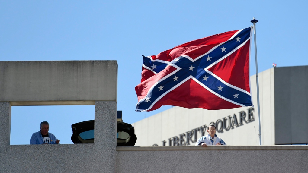 Confederate flag in Greenville, S.C.