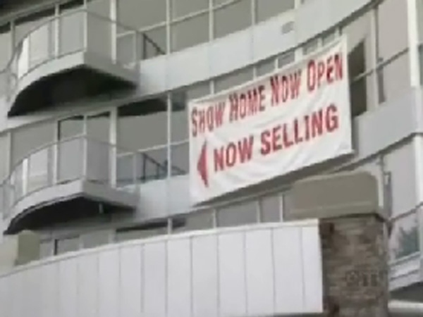 A Victoria developer tried out a condo auction on Saturday in a bid to attract buyers. March 14th, 2009.