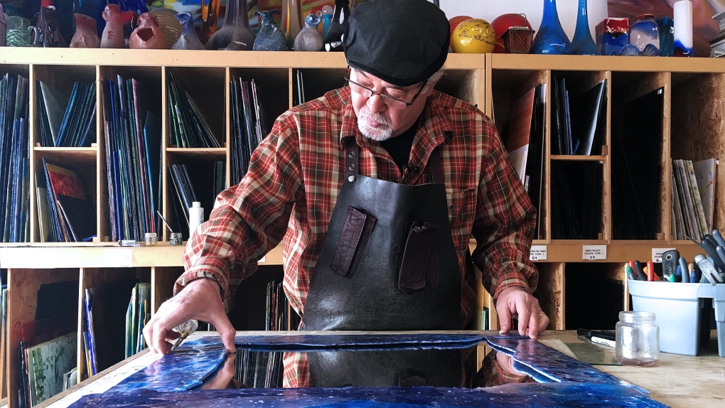 Stained glass artist