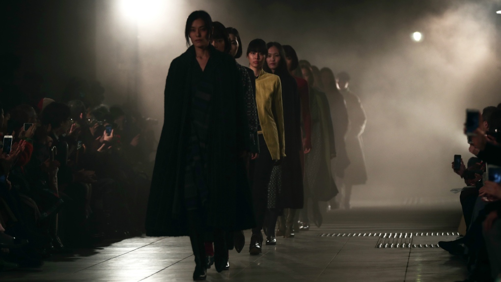 Models at 2017 Tokyo Fashion Week