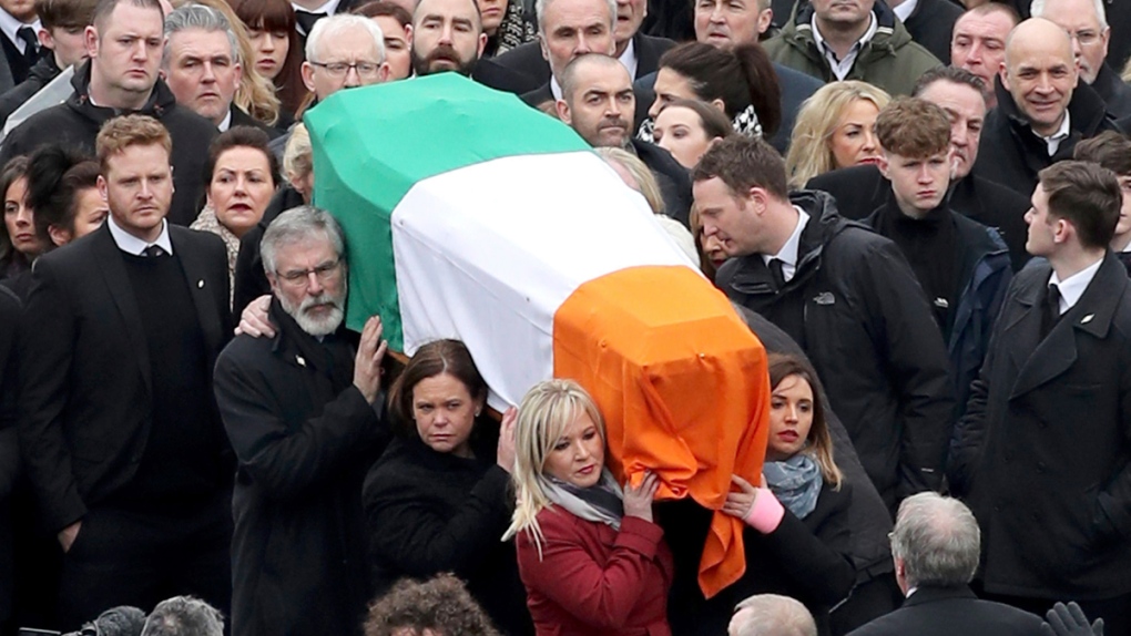 Martin McGuinness' funeral procession