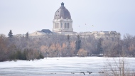 The Saskatchewan Legislative Building overlooks Wascana Lake in this CTV file photo. 