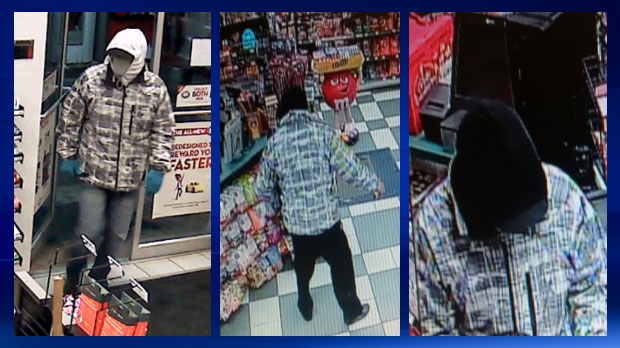 Convenience stores robbed - knife-wielding suspect