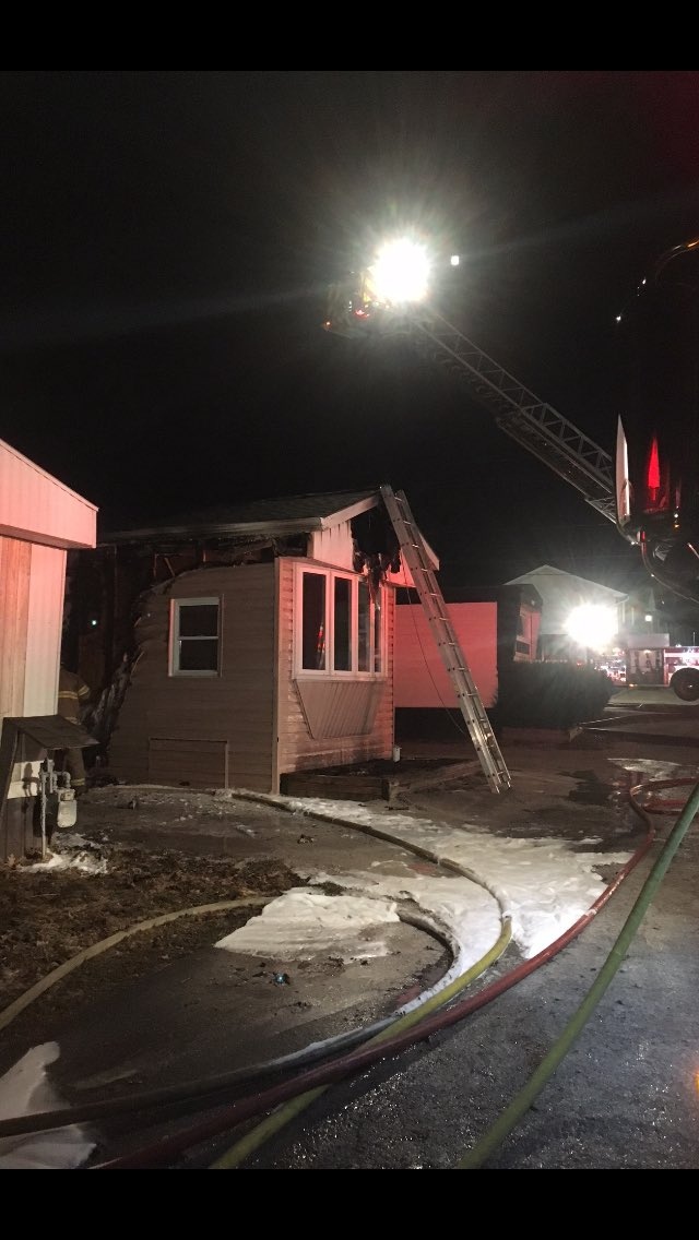  Blaze in a residential trailer in Owen Sound
