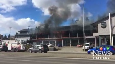 Macleod Trail building fire