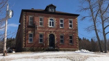 The former jail in Dorchester, N.B.
