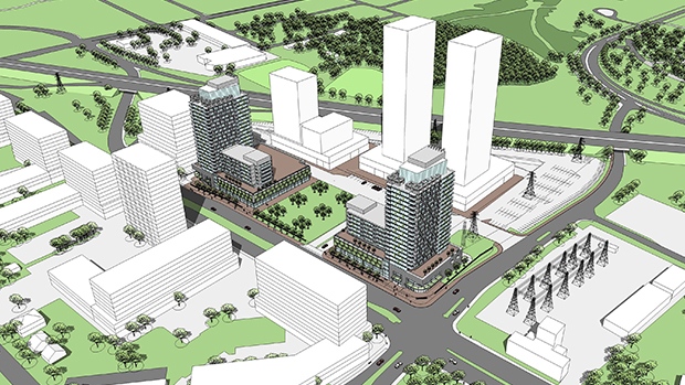 Westgate Shopping Centre to get massive facelift with five towers. (Riocan)