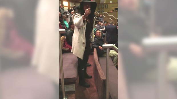 'Take your hate elsewhere': Woman confronts protesters at Toronto-area school board meeting