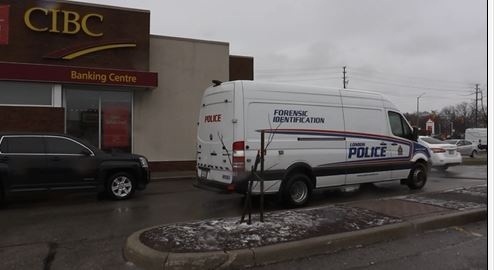 CIBC branch robbery on Clarke Road