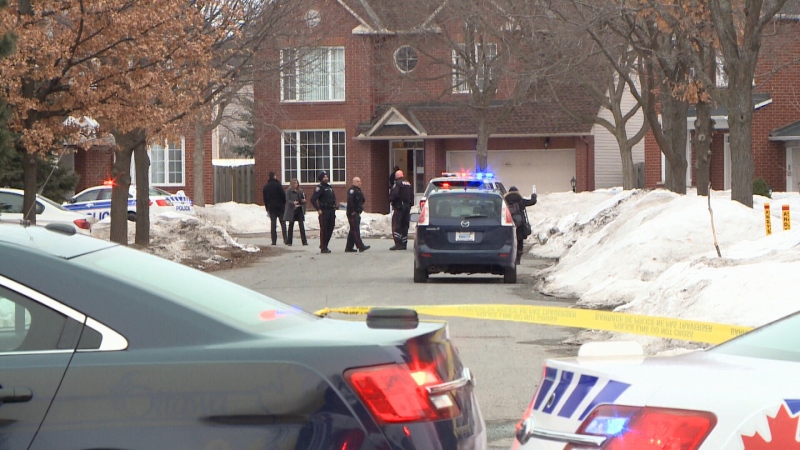 Ottawa Police investigate a shooting on Kentsdale Drive in Nepean, March 30, 2017
