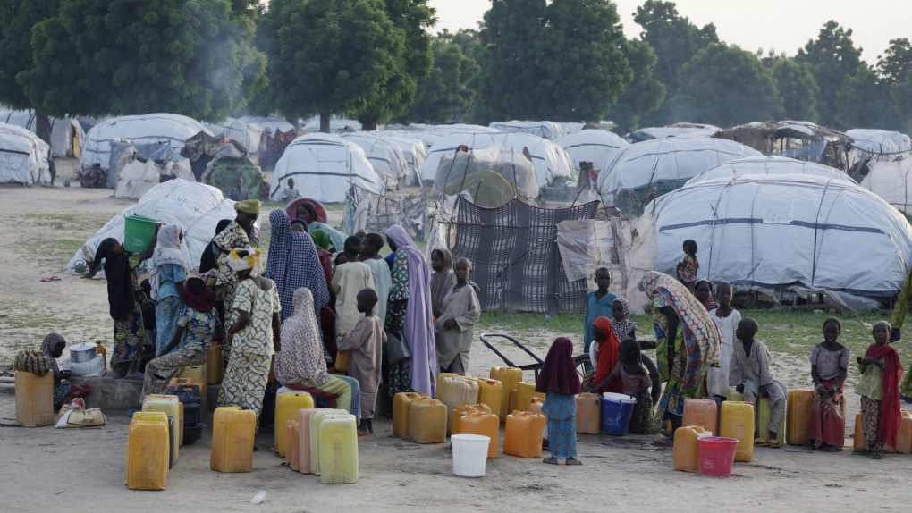 People displaced by Boko Haram in Nigeria