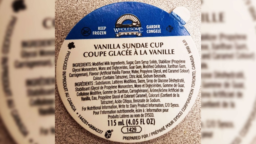 Wholesome Farms brand Vanilla Sundae Cups