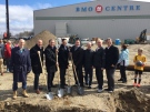 A ground breaking ceremony was held Saturday, April 1, 2017 to begin an expansion at the BMO Centre that will include two more indoor soccer pitches.
(Eric Taschner / CTV London)