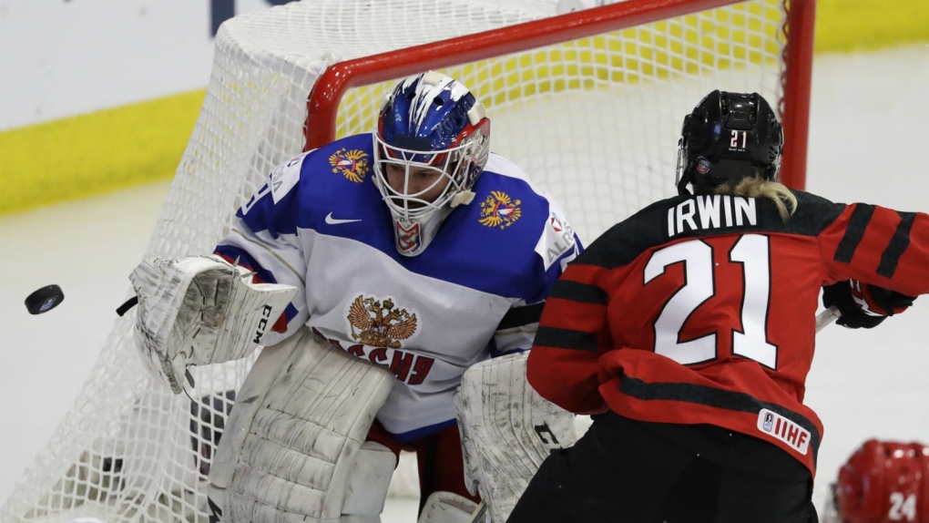 Canada hammers Russia at world hockey championship