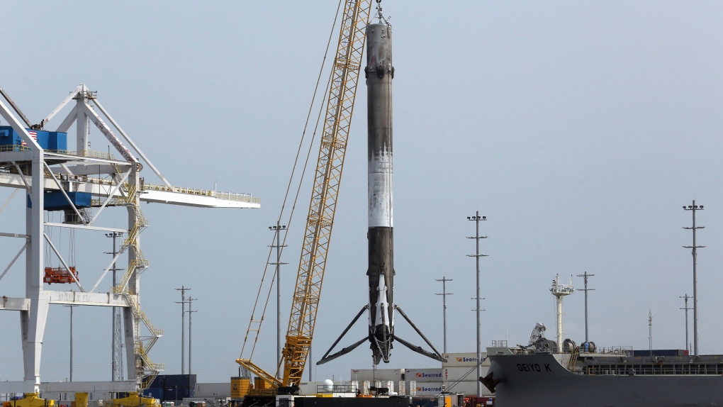 SpaceX rocket booster