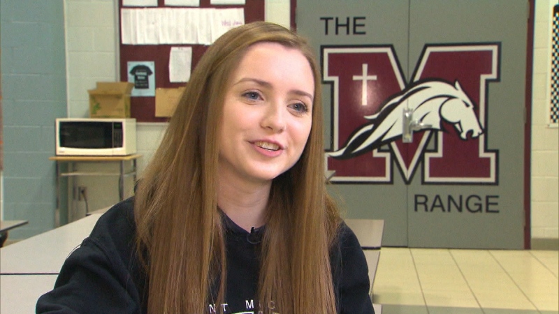 "I was excited, I was ecstatic. It's my dream school," Emily Hunter said after she received her acceptance letter to Harvard University. (CP24)