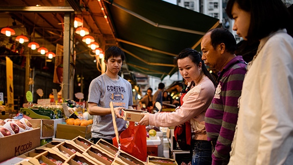 China fruit market