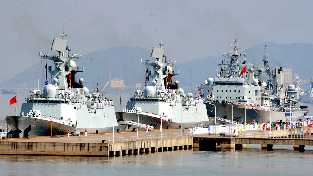 The 12th Chinese naval flotilla