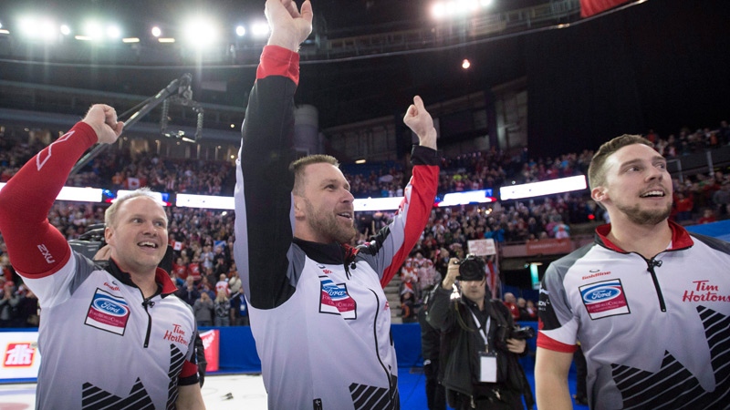 Canada's Brad Gushue wins gold at world men's curling championship ...