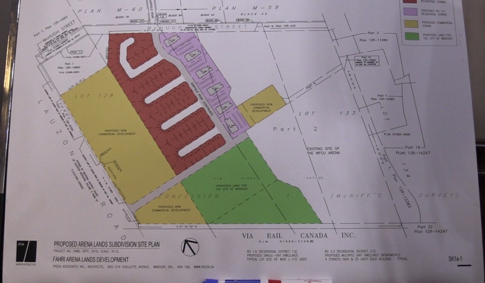 Proposed Development at WFCU Centre Farhi lands