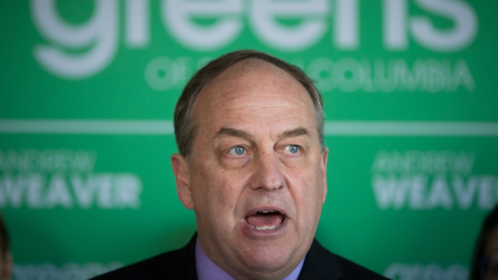 British Columbia Green Party Leader Andrew Weaver