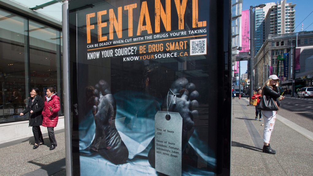 Fentanyl ad in Vancouver
