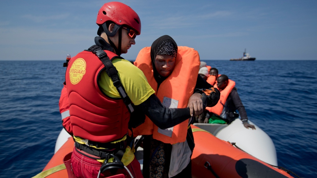 Rescuing migrants in the Mediterranean Sea