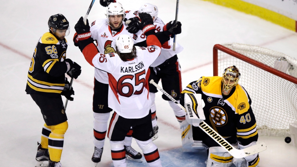 Ottawa Senators OT win vs. Boston Bruins