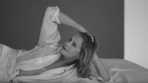 Lauren Hutton in Calvin Klein campaign