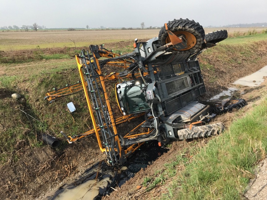 Tractor rollover