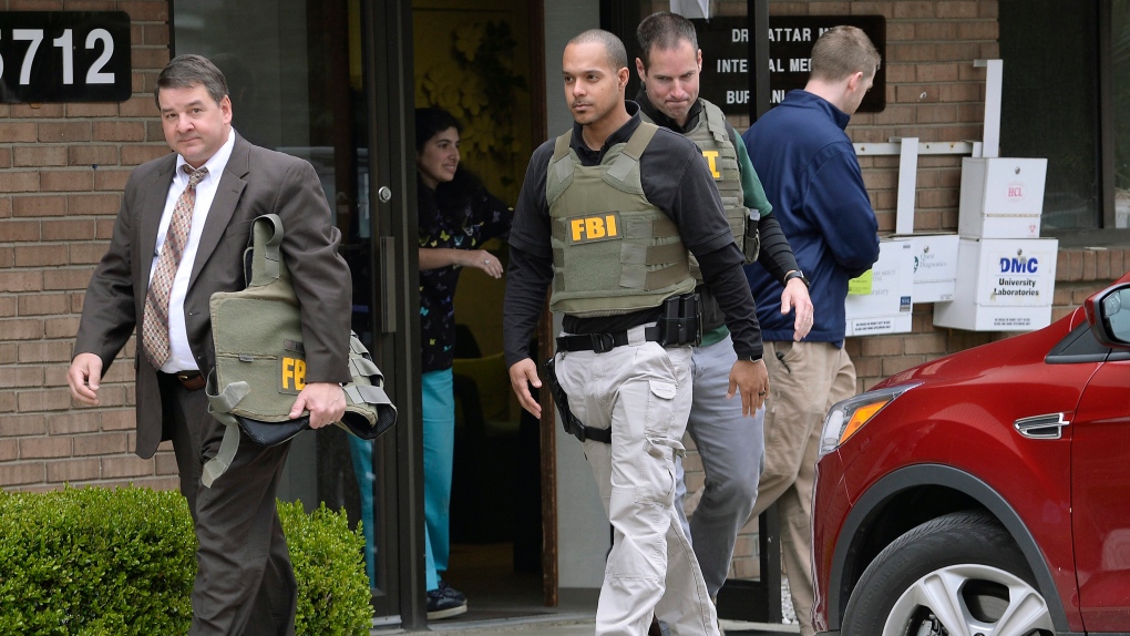 FBI agents leave office of Dr. Fakhruddin Attar