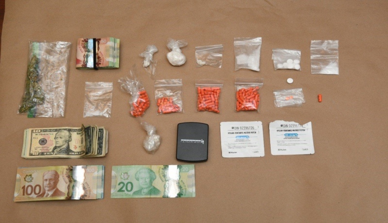 Drugs London Ont. police seized in a raid on a Richmond Street residence on April 21, 2017. (Supplied)