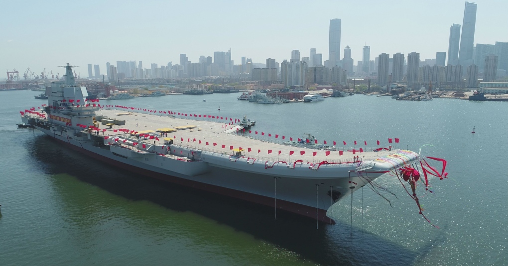 China produces first domestic aircraft carrier