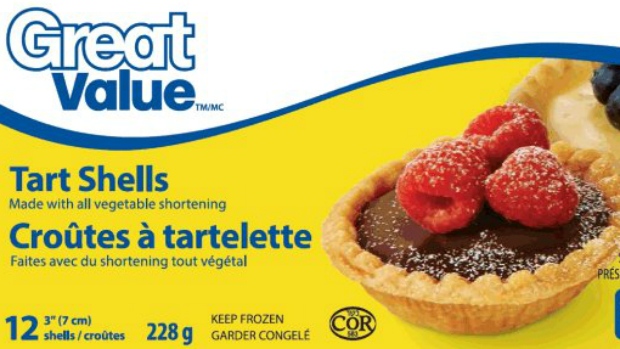 Great Value brand pie shells recalled 