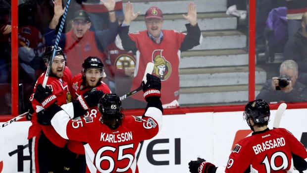 Larsson leads Oilers past Ducks 5-3 in wild series opener